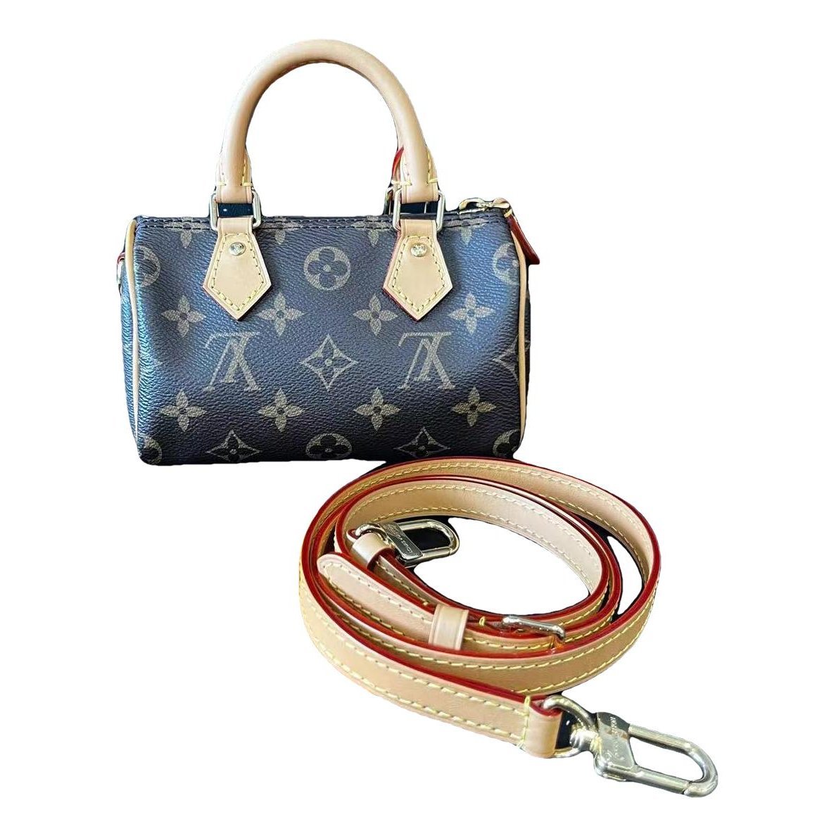 Nano Speedy / Mini HL leather handbag