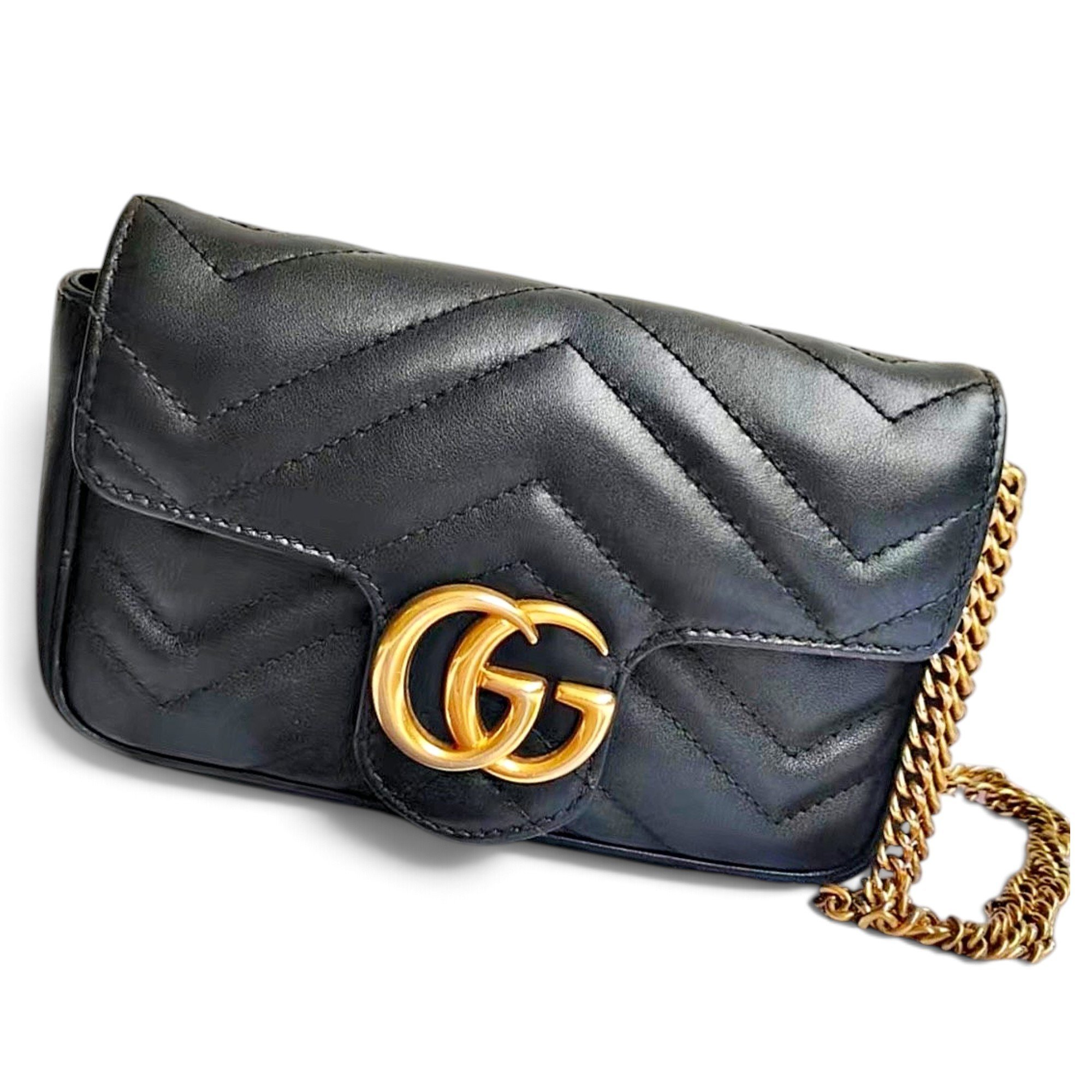 Gucci GG Marmont Flap leather handbag