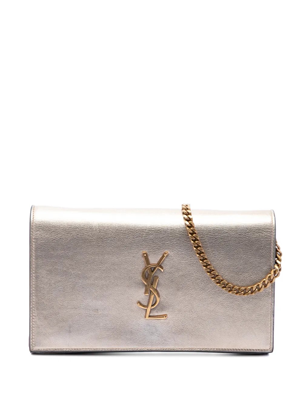 2018 Medium Metallic Calfskin Monogram Kate crossbody bag