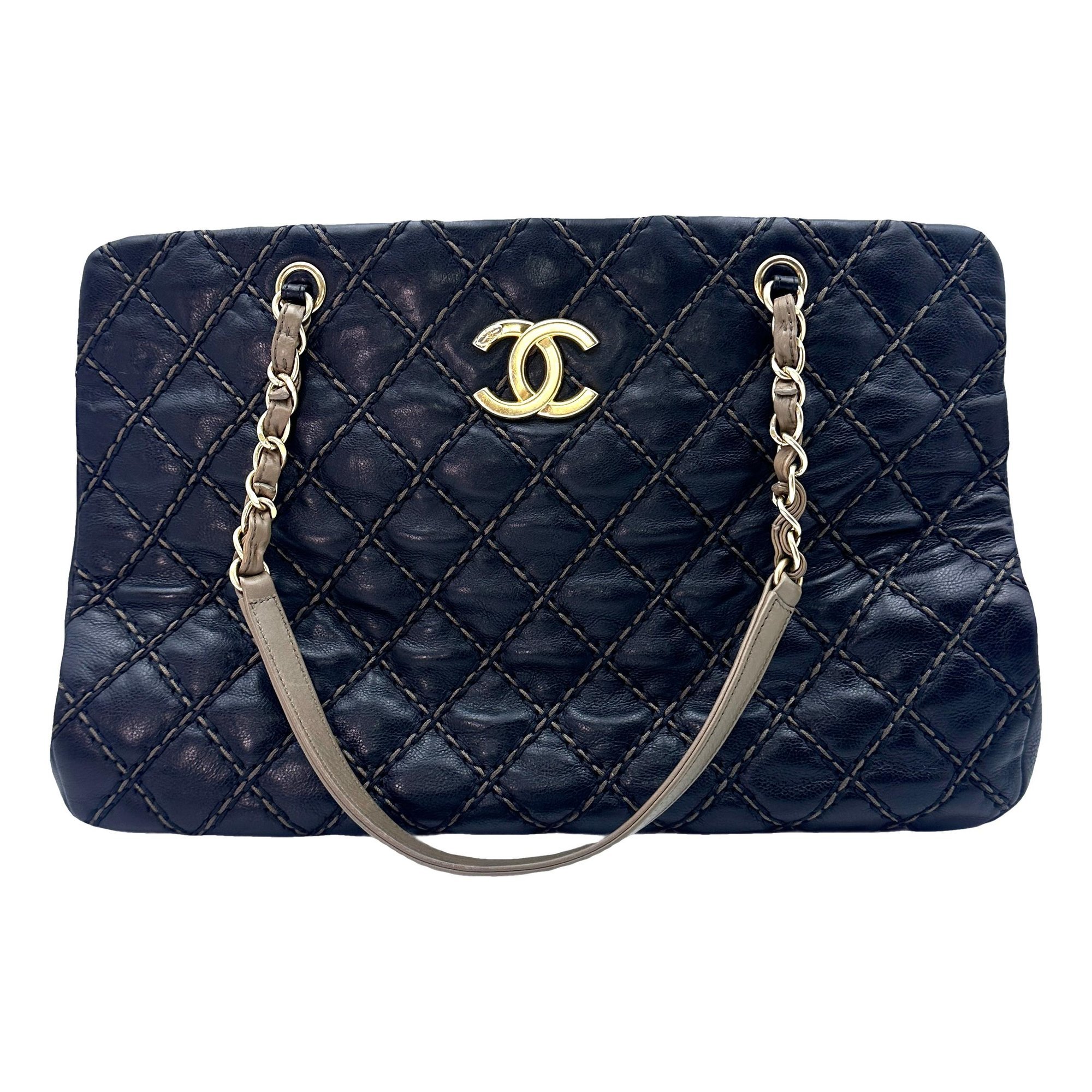 Leather tote