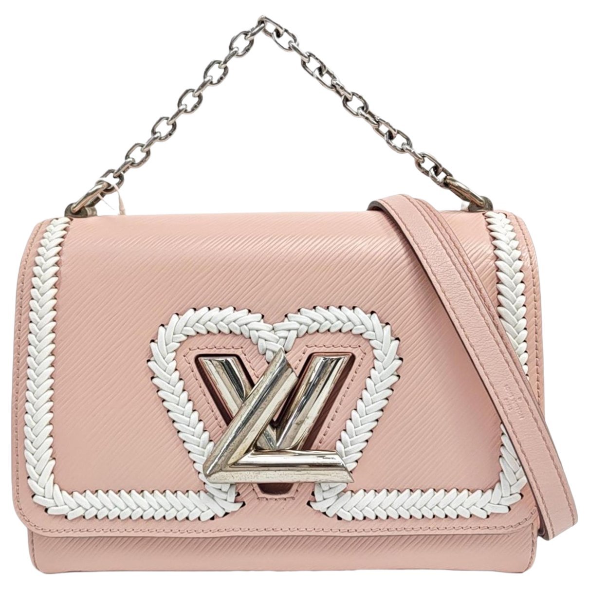 Twist leather crossbody bag
