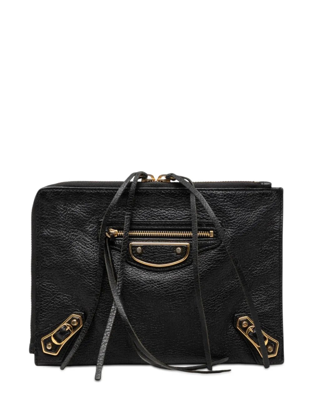 2016 Goatskin Motocross Classic Metallic Edge clutch bag