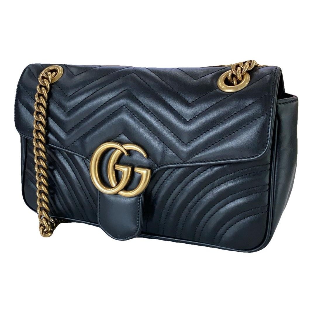 GG Marmont Flap leather crossbody bag