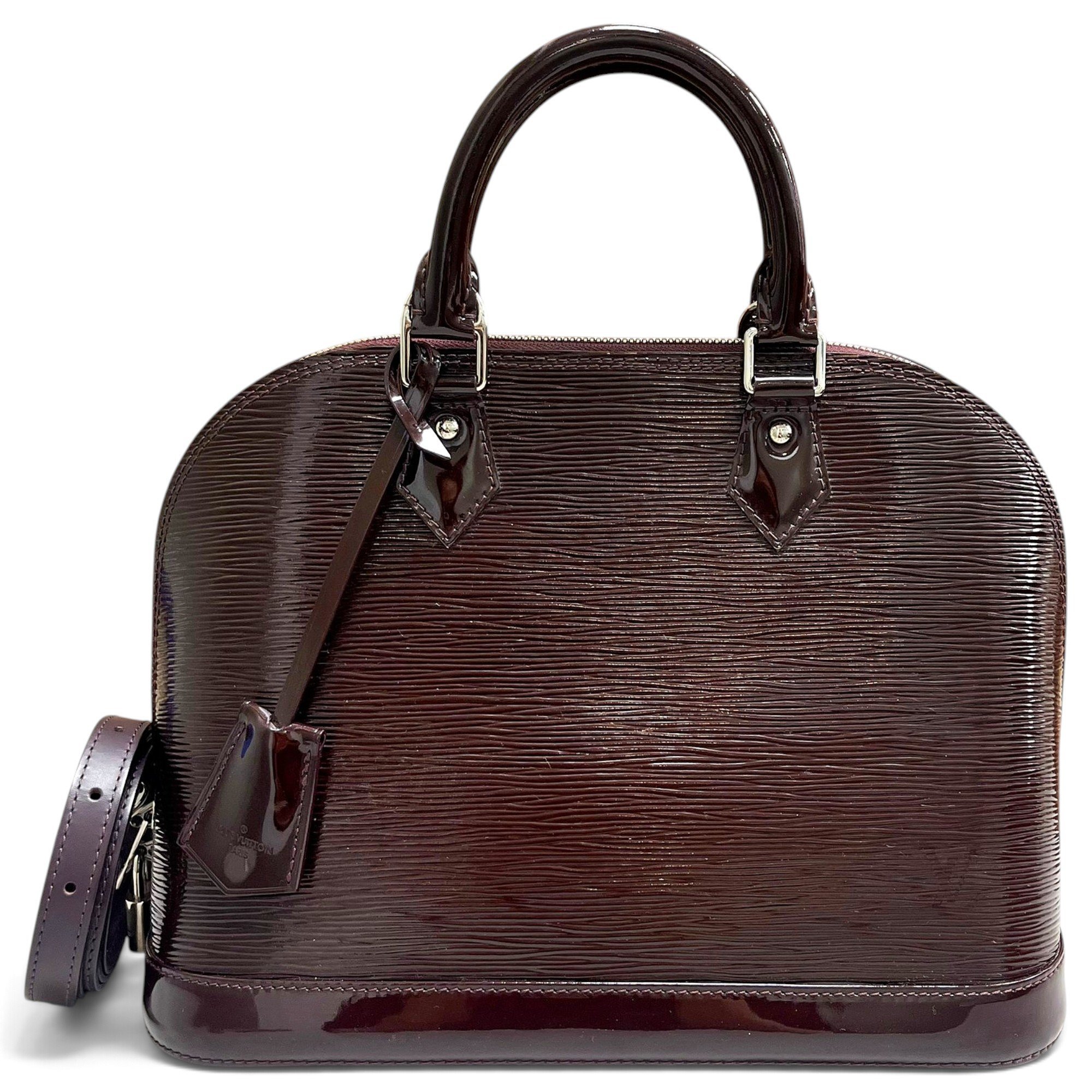 Alma patent leather handbag