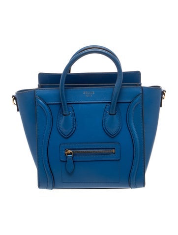Celine Leather Luggage Nano