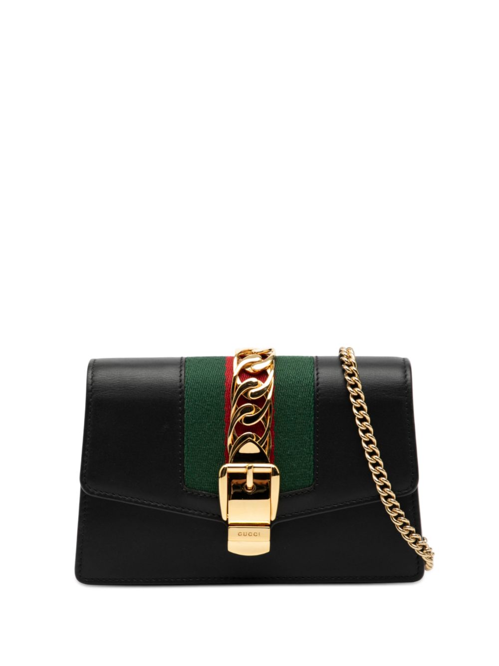 2000-2015 Super Mini Leather Sylvie Chain crossbody bag