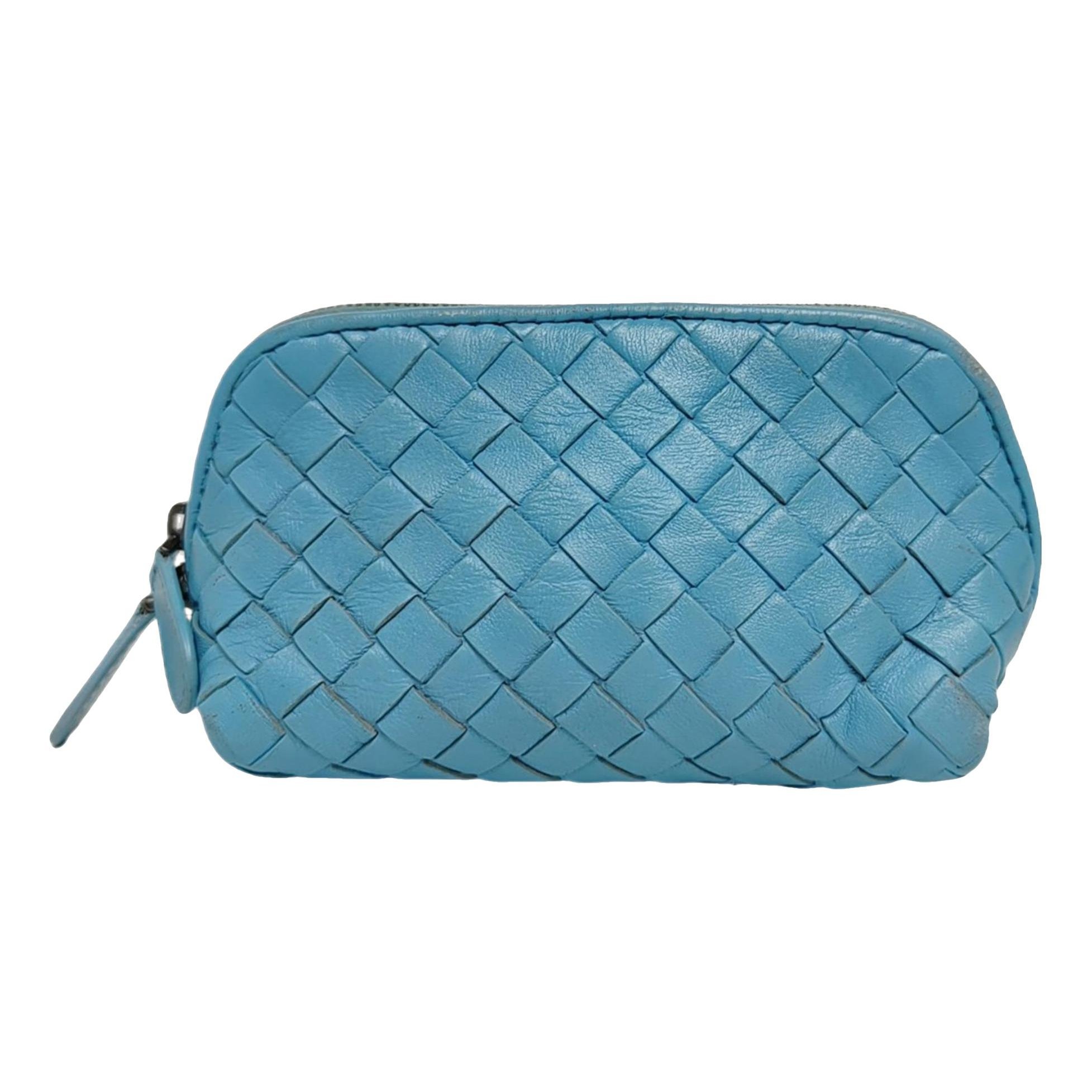 Pochette Knot leather clutch bag