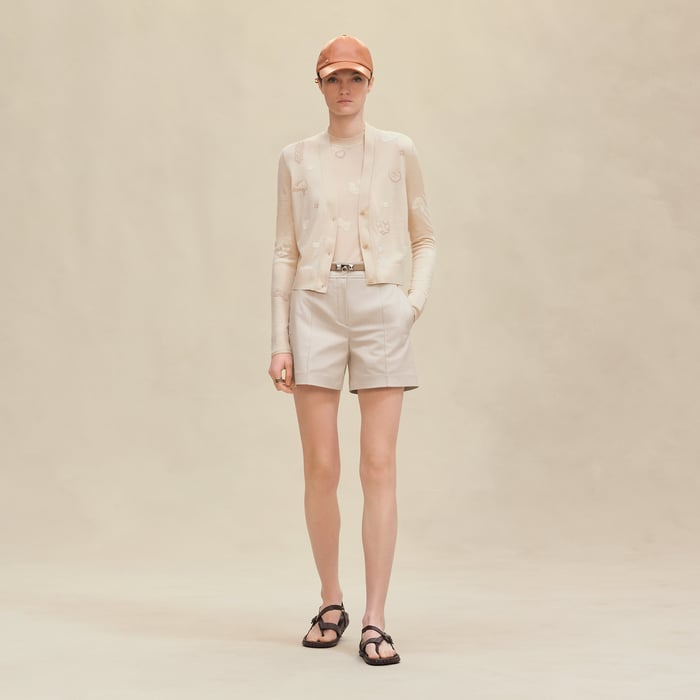 Blanc Cygne "Candy Libris Bandana" Light Long-sleeve Cardigan