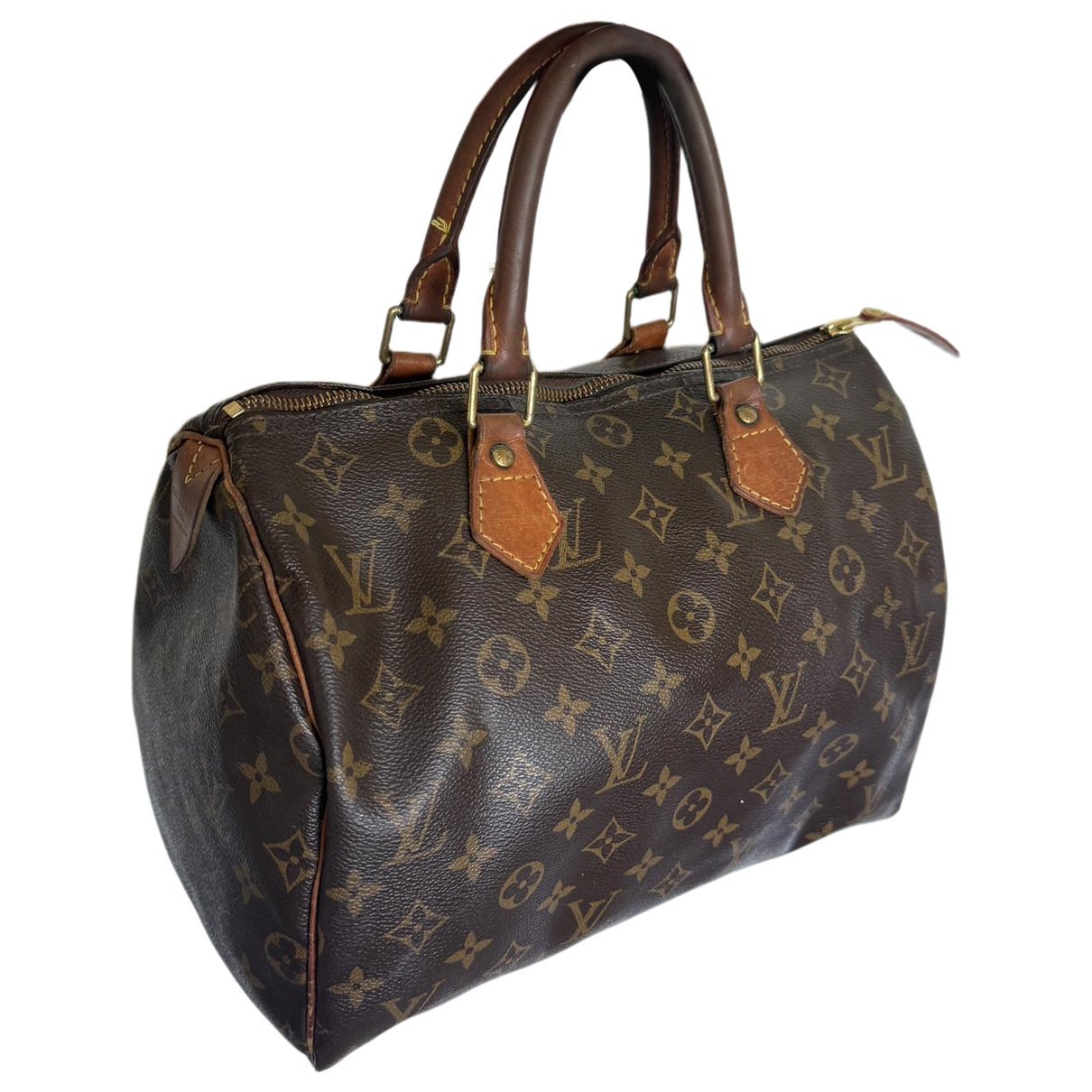 Speedy leather handbag