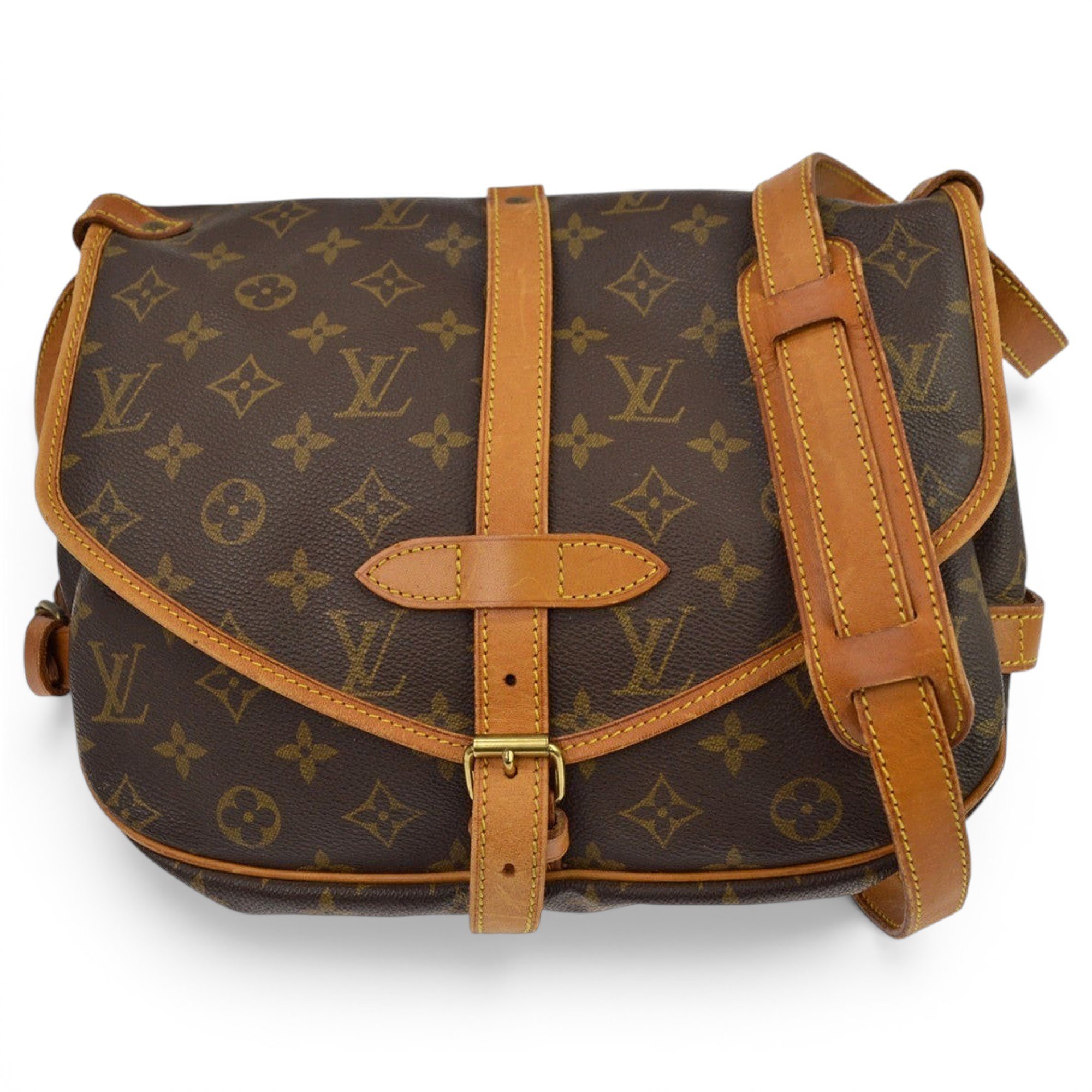Saumur leather crossbody bag