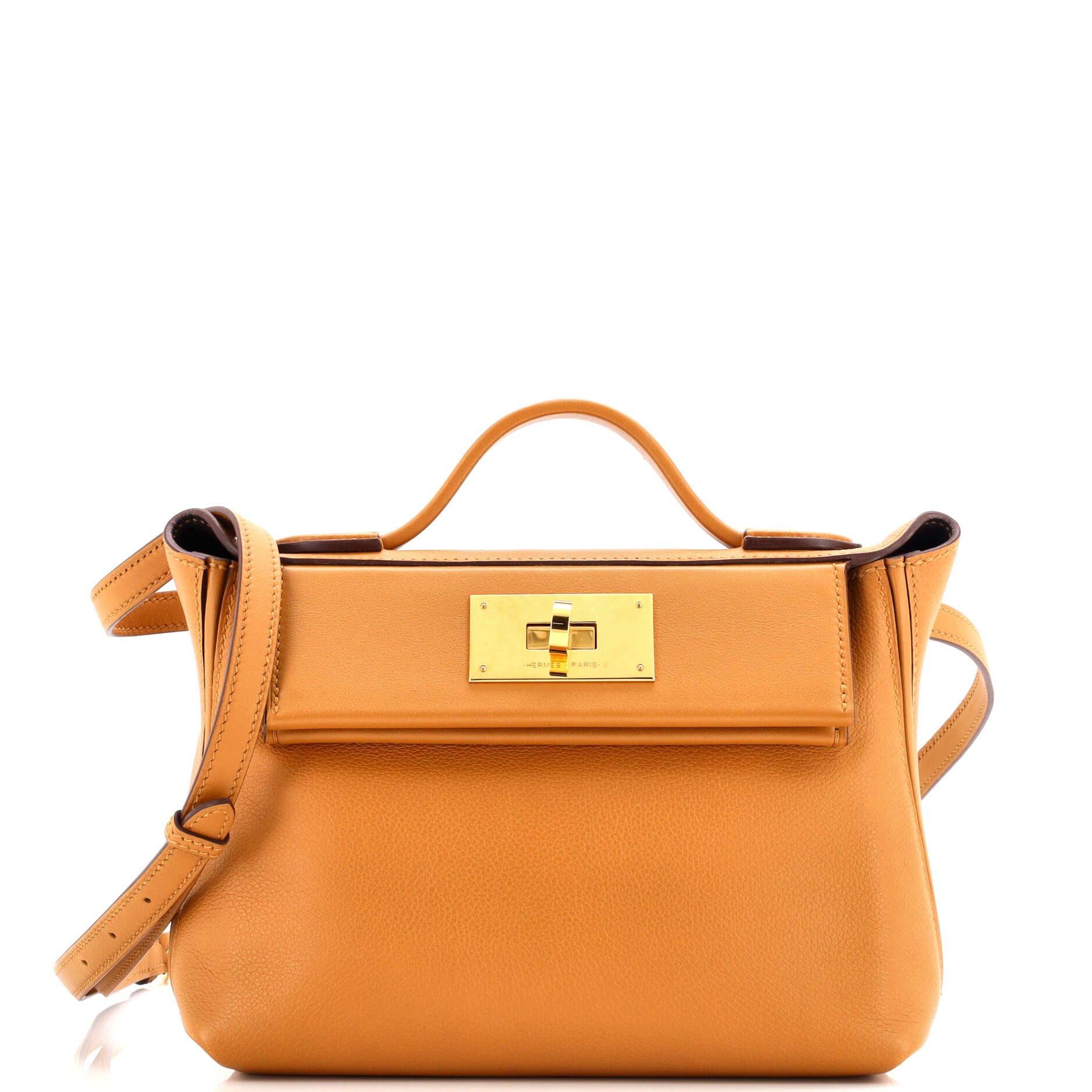 Hermes 24\/24 Bag Verso Evercolor with Swift 21