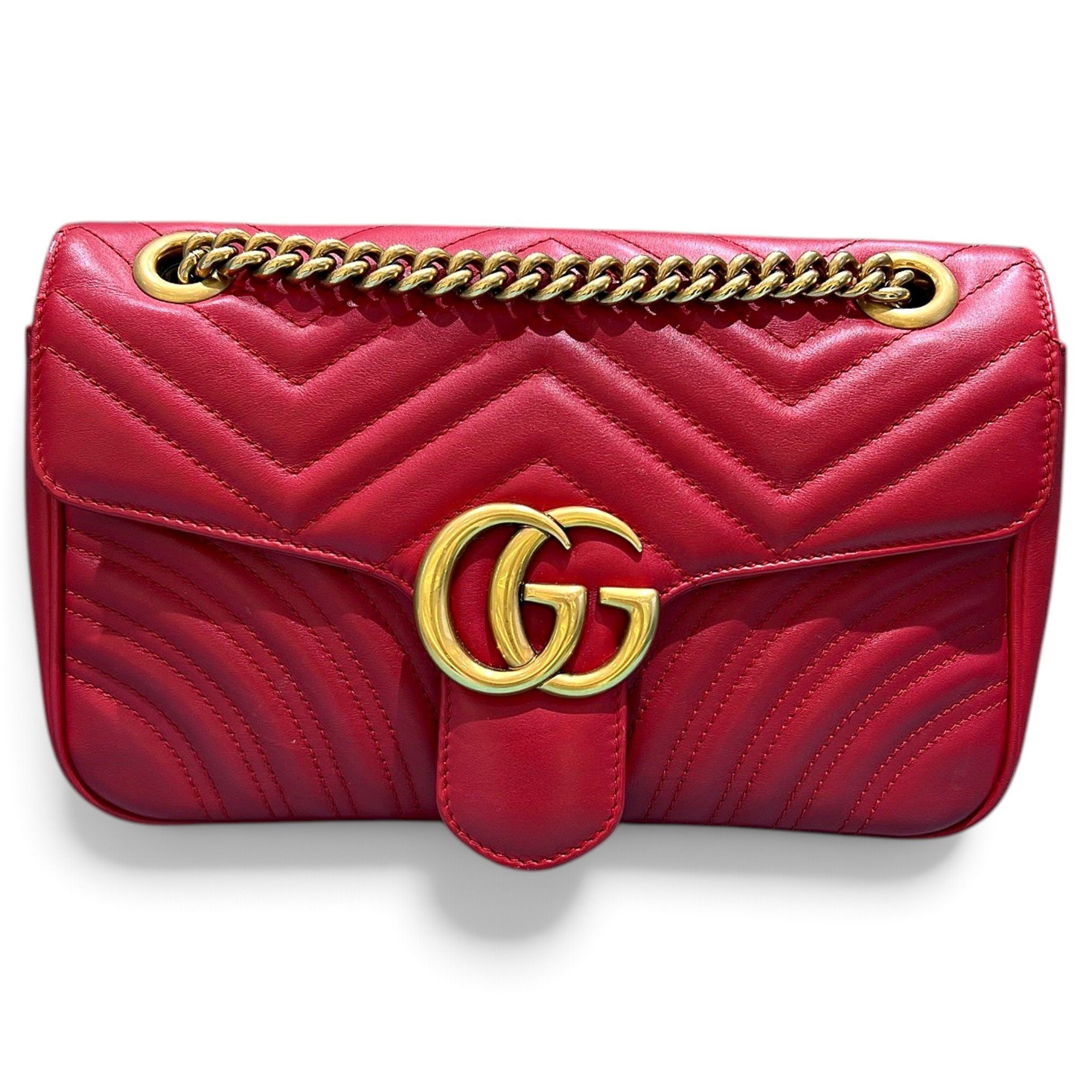 GG Marmont Flap leather crossbody bag