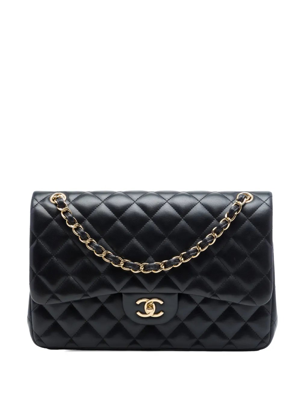 2012 Jumbo Classic Lambskin Double Flap shoulder bag