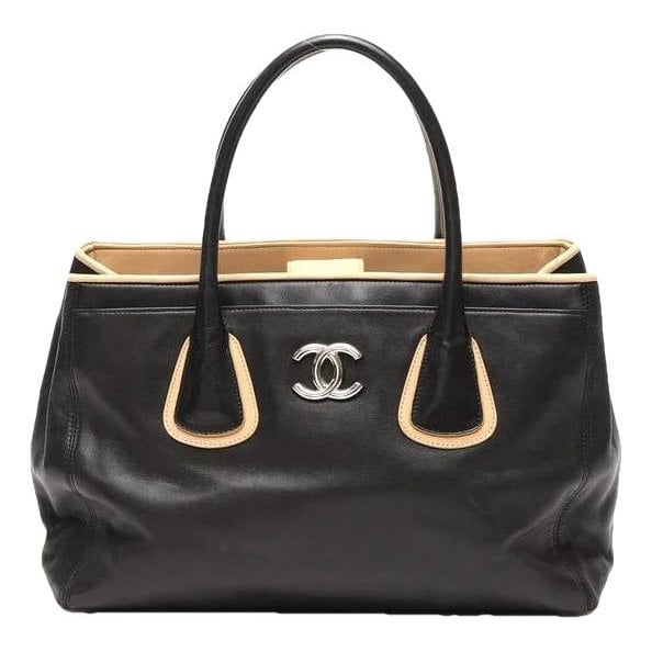 Executive leather tote