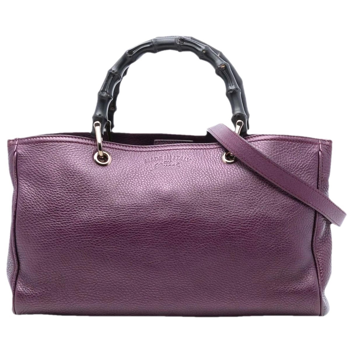 Bamboo leather satchel