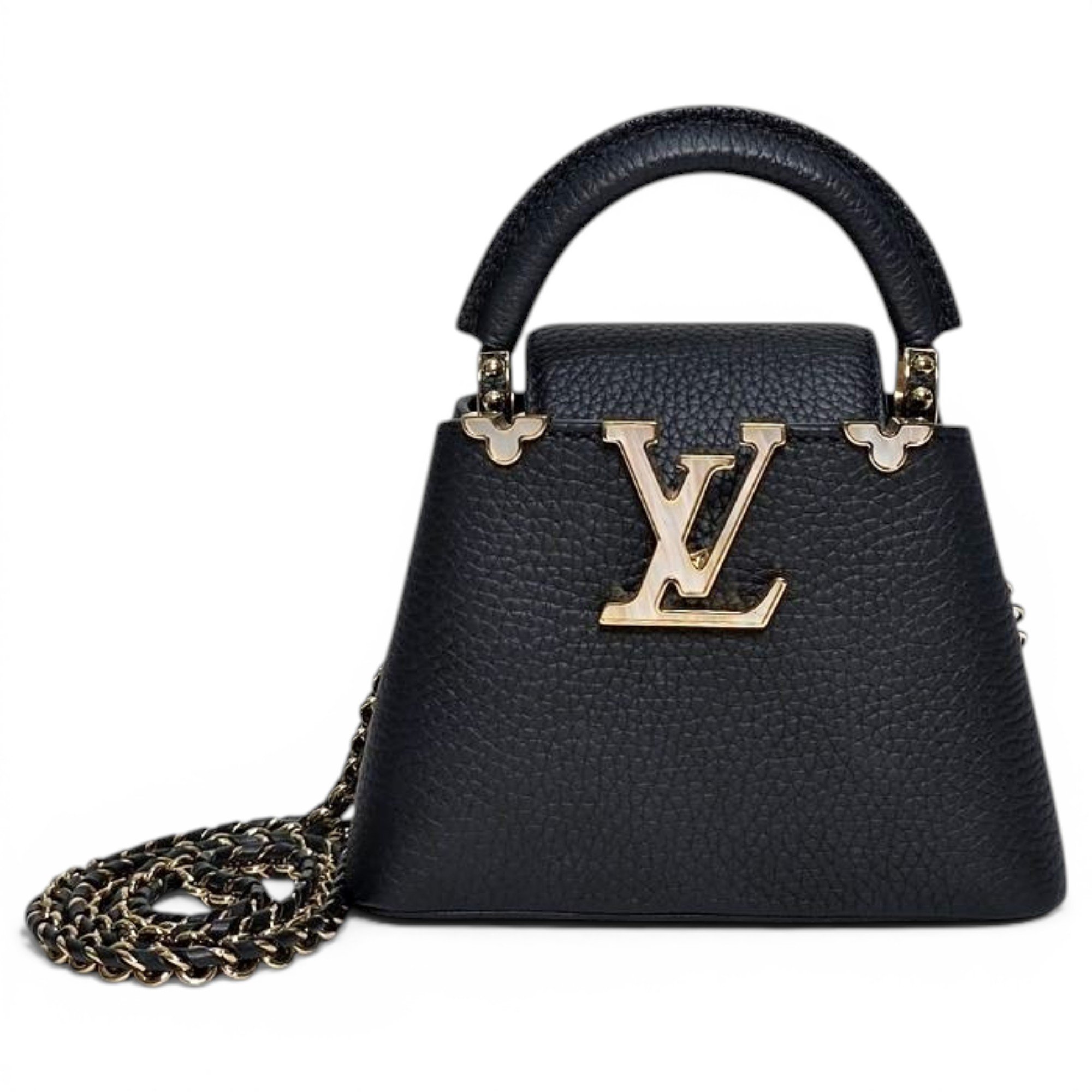 Capucines leather handbag