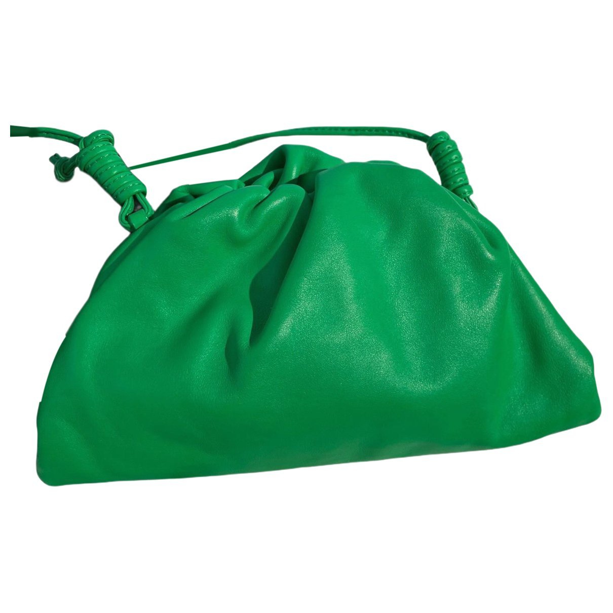 Pouch leather crossbody bag