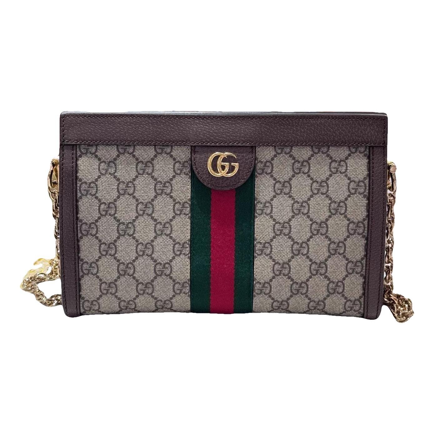 Ophidia Chain leather handbag