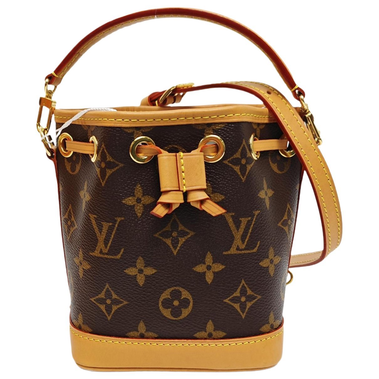 Nano Noé leather handbag
