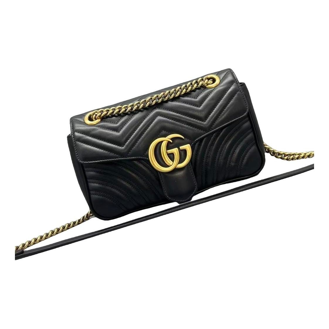 GG Marmont Flap leather handbag