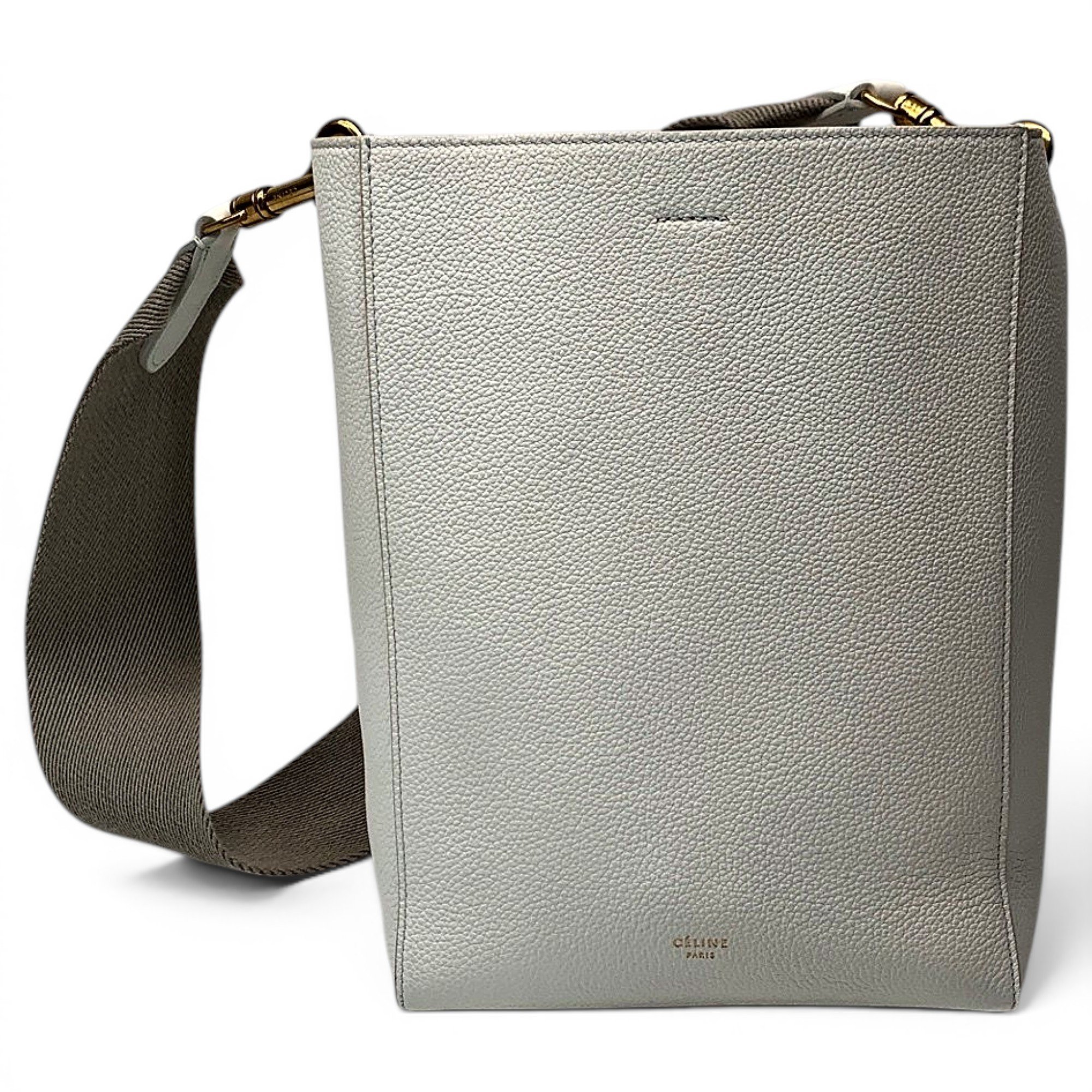 Seau Sangle leather handbag