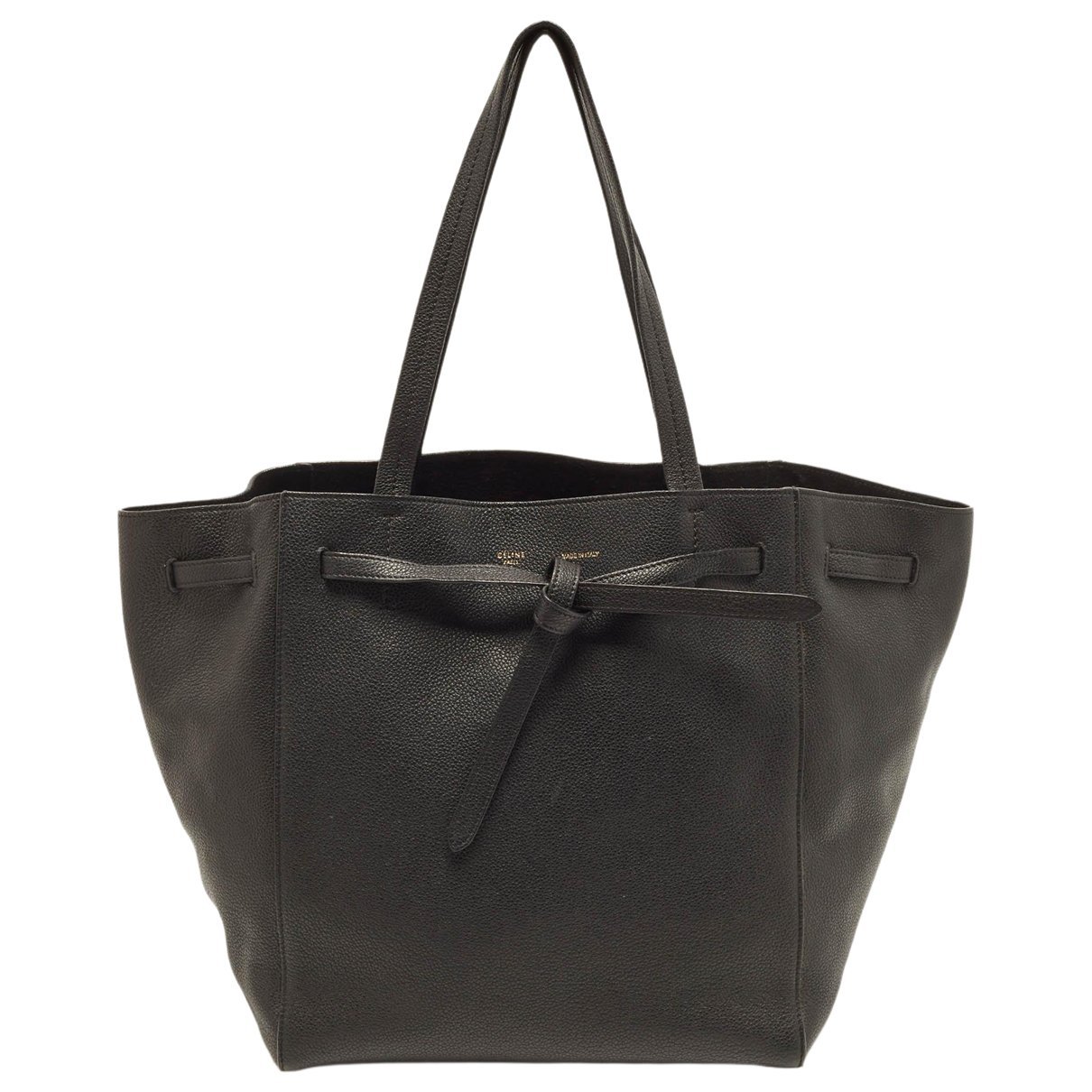 Cabas leather tote