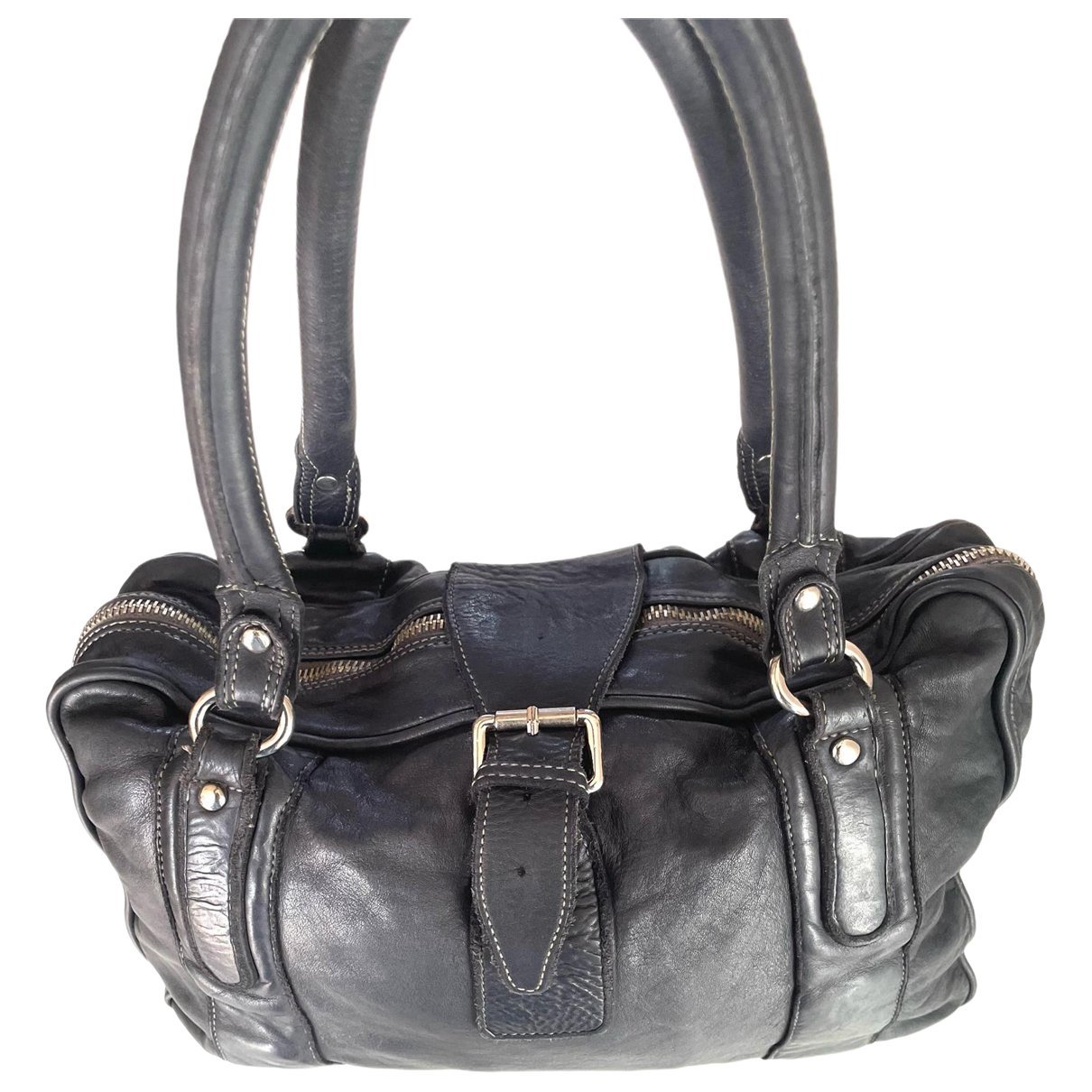 Leather handbag