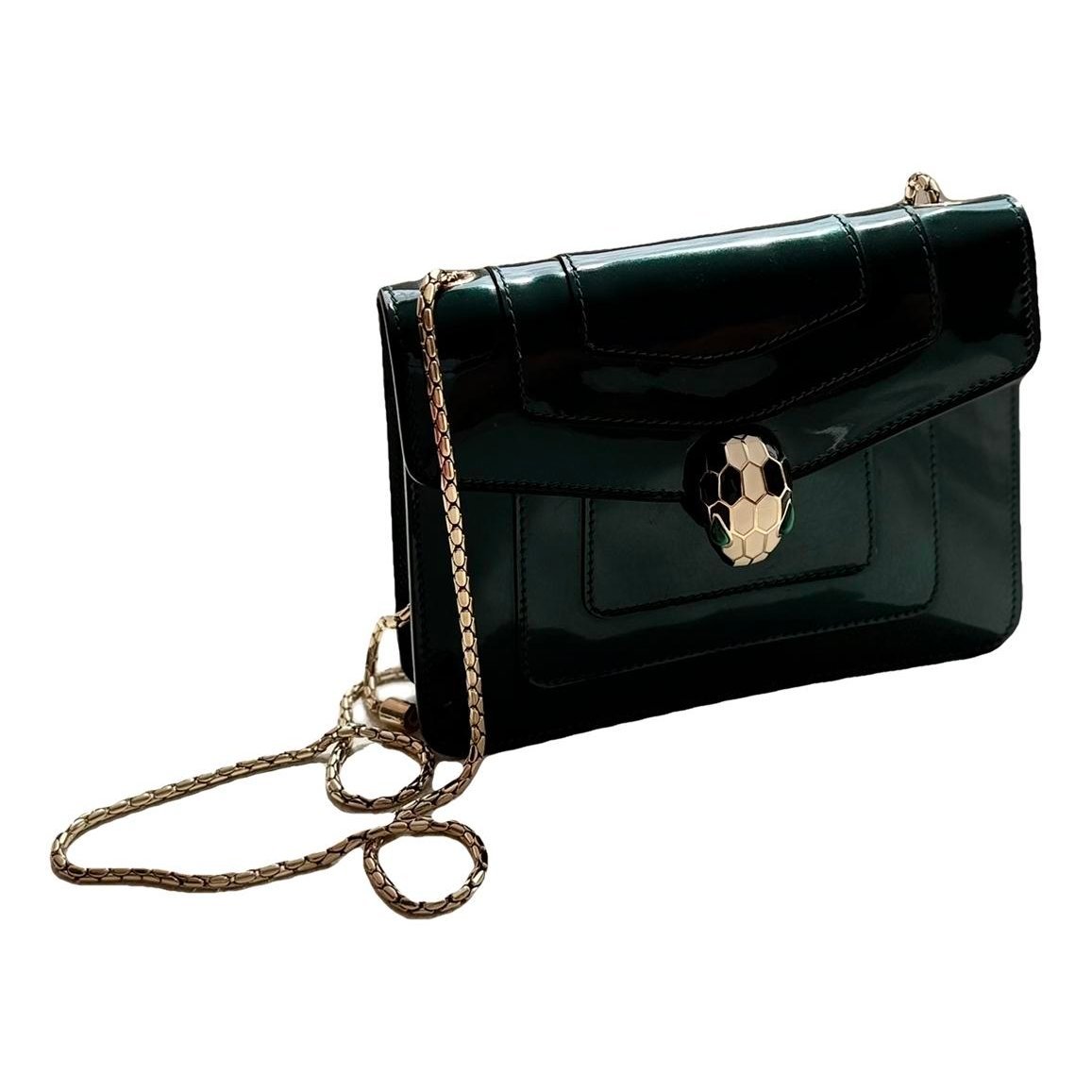 Serpenti patent leather crossbody bag