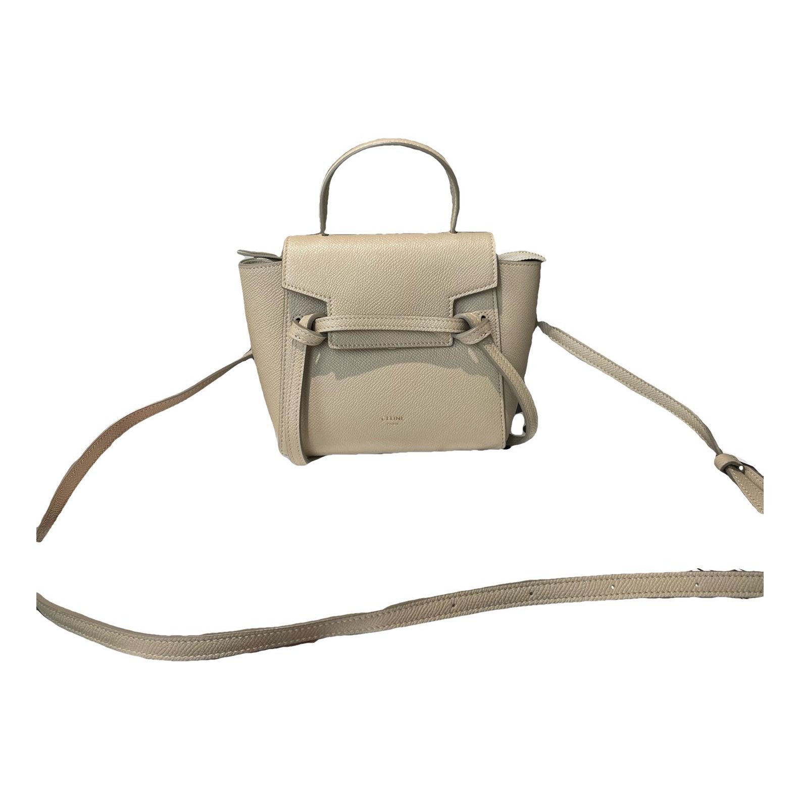 Belt leather handbag
