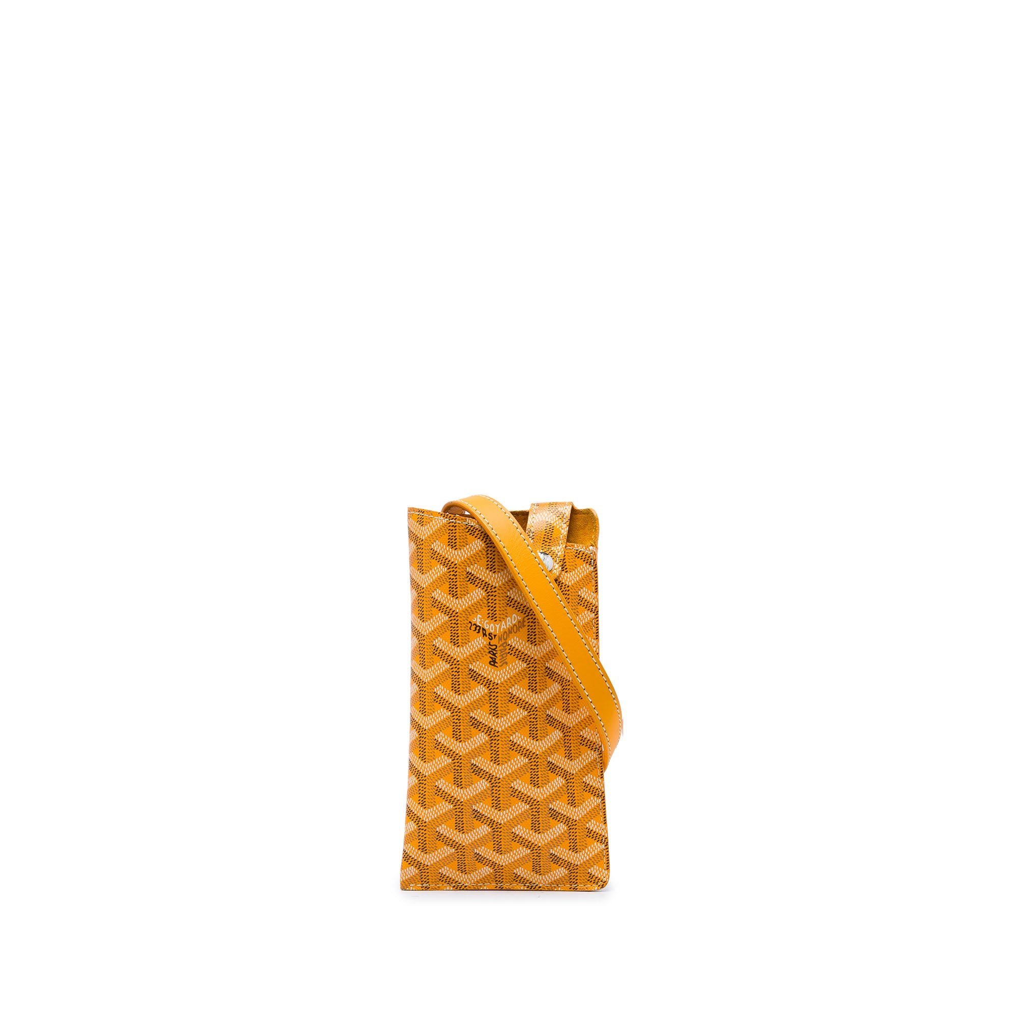 Goyard Minaudiere Goyardine cloth handbag