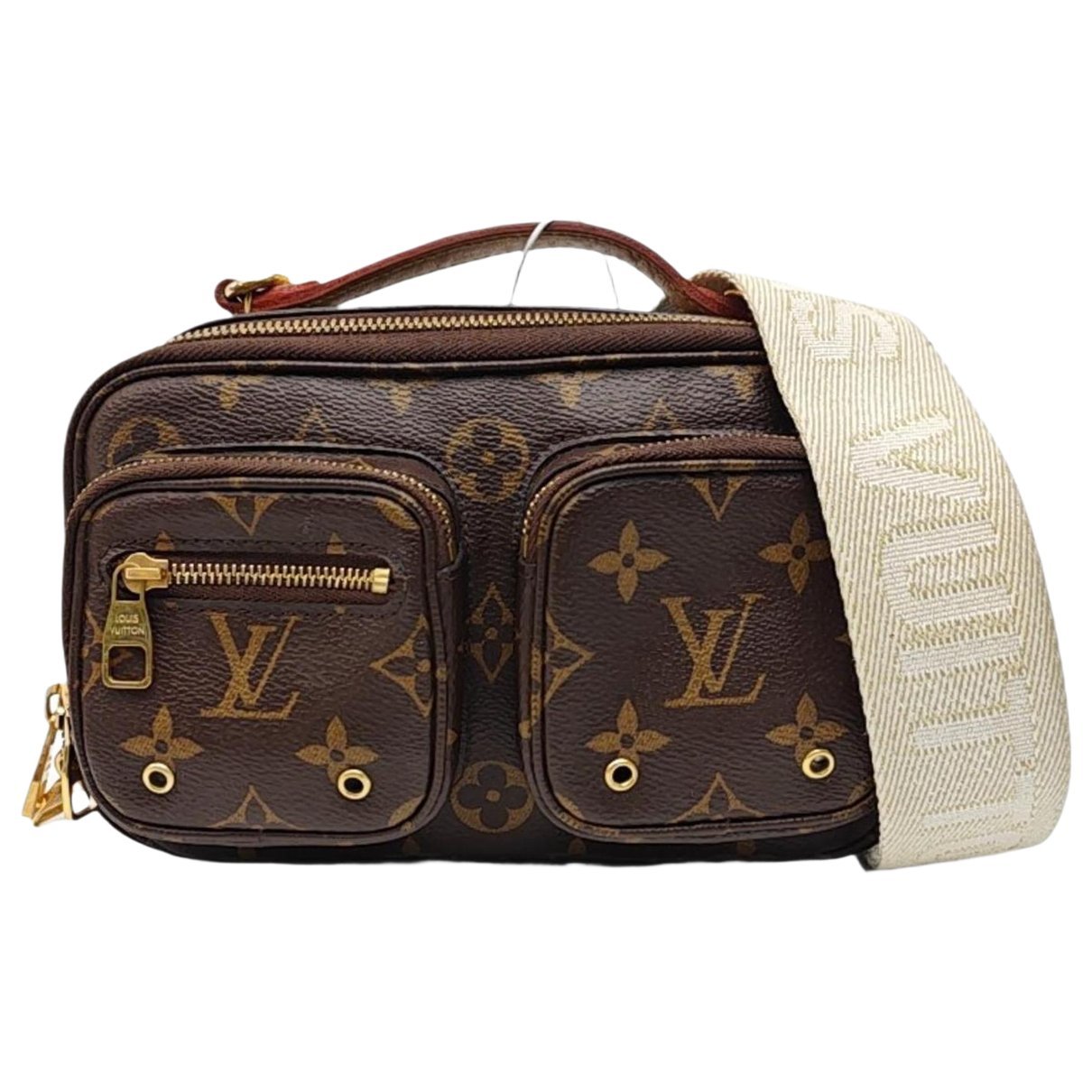 Croisé Utility leather crossbody bag