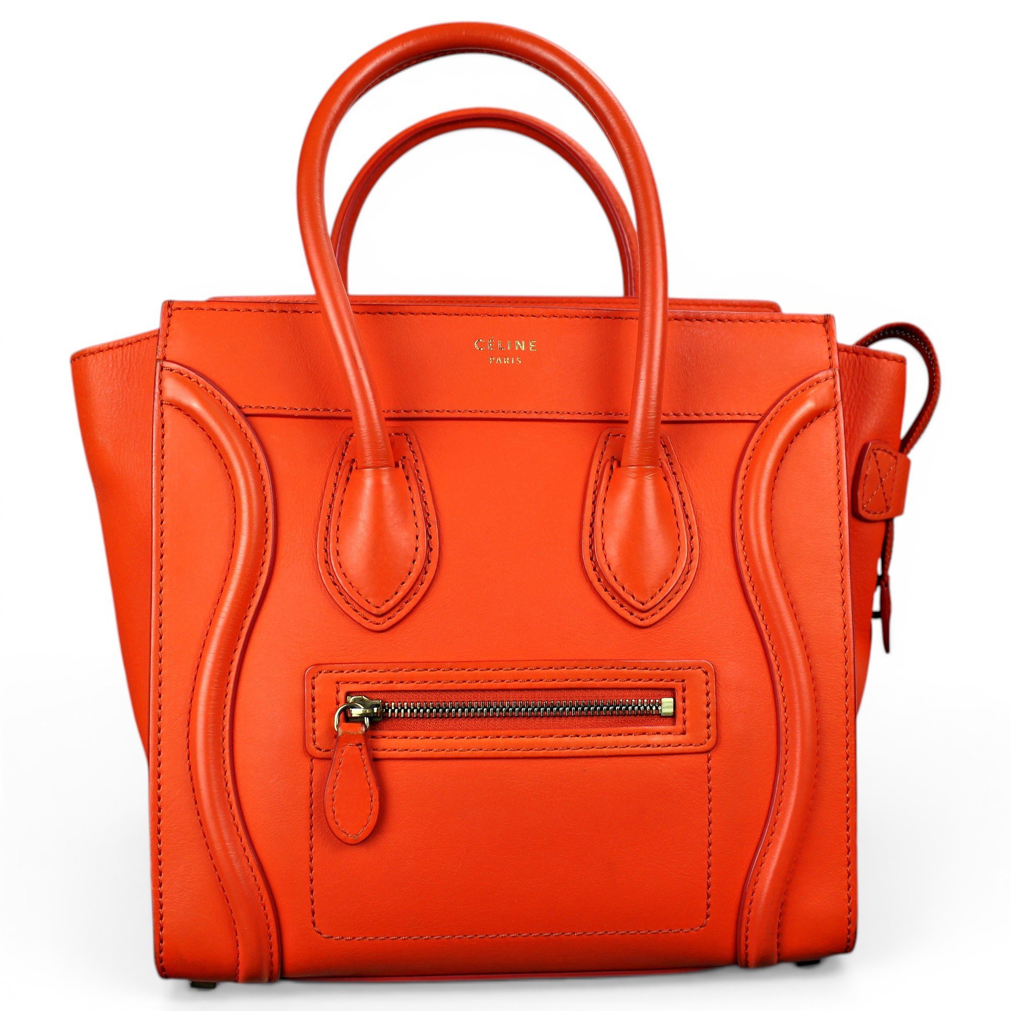Luggage leather handbag