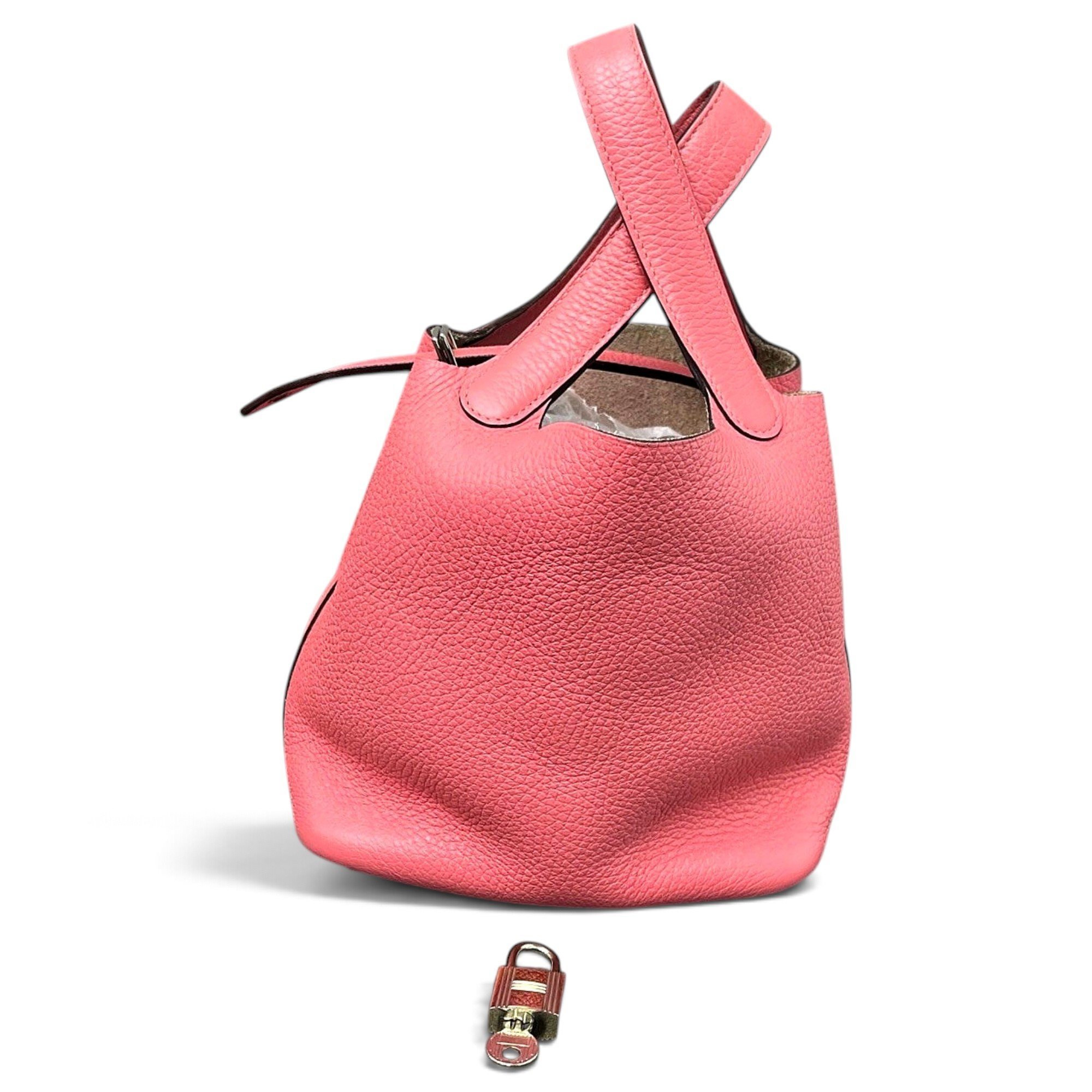 Picotin leather handbag
