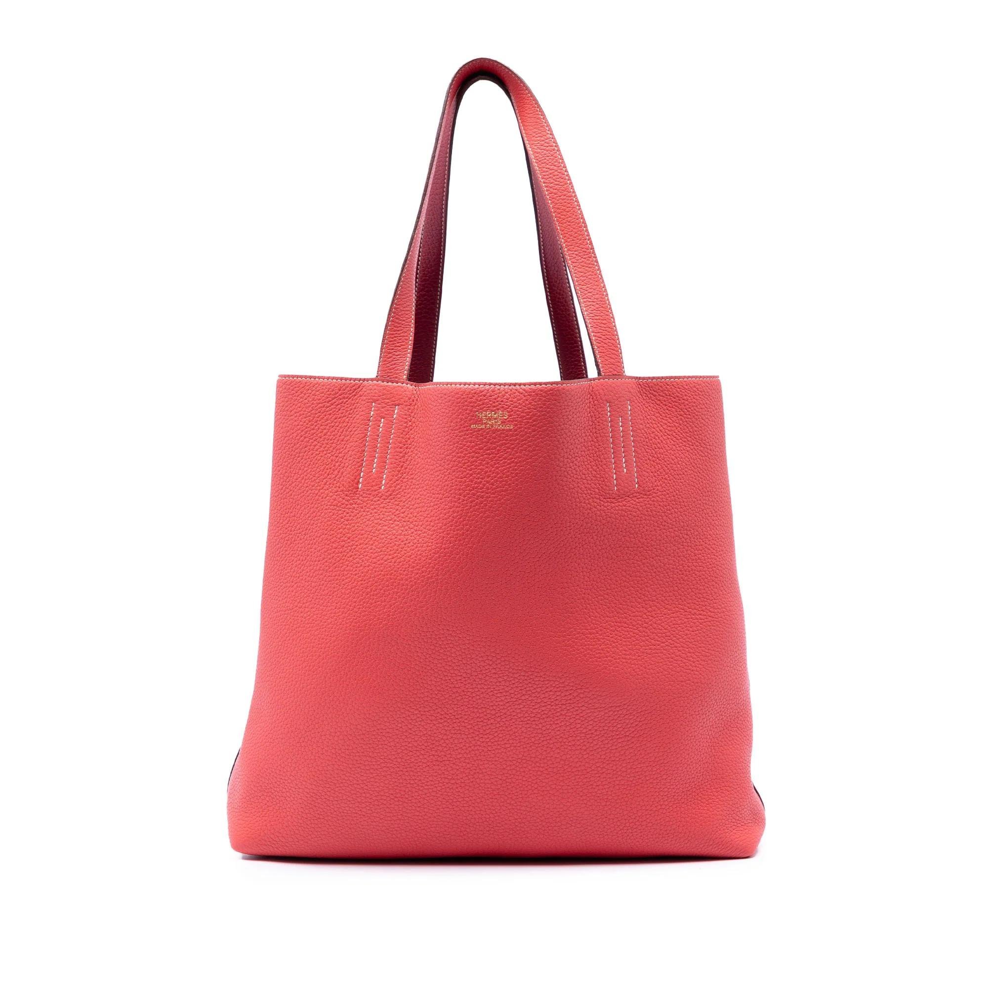 Double sens pony-style calfskin handbag