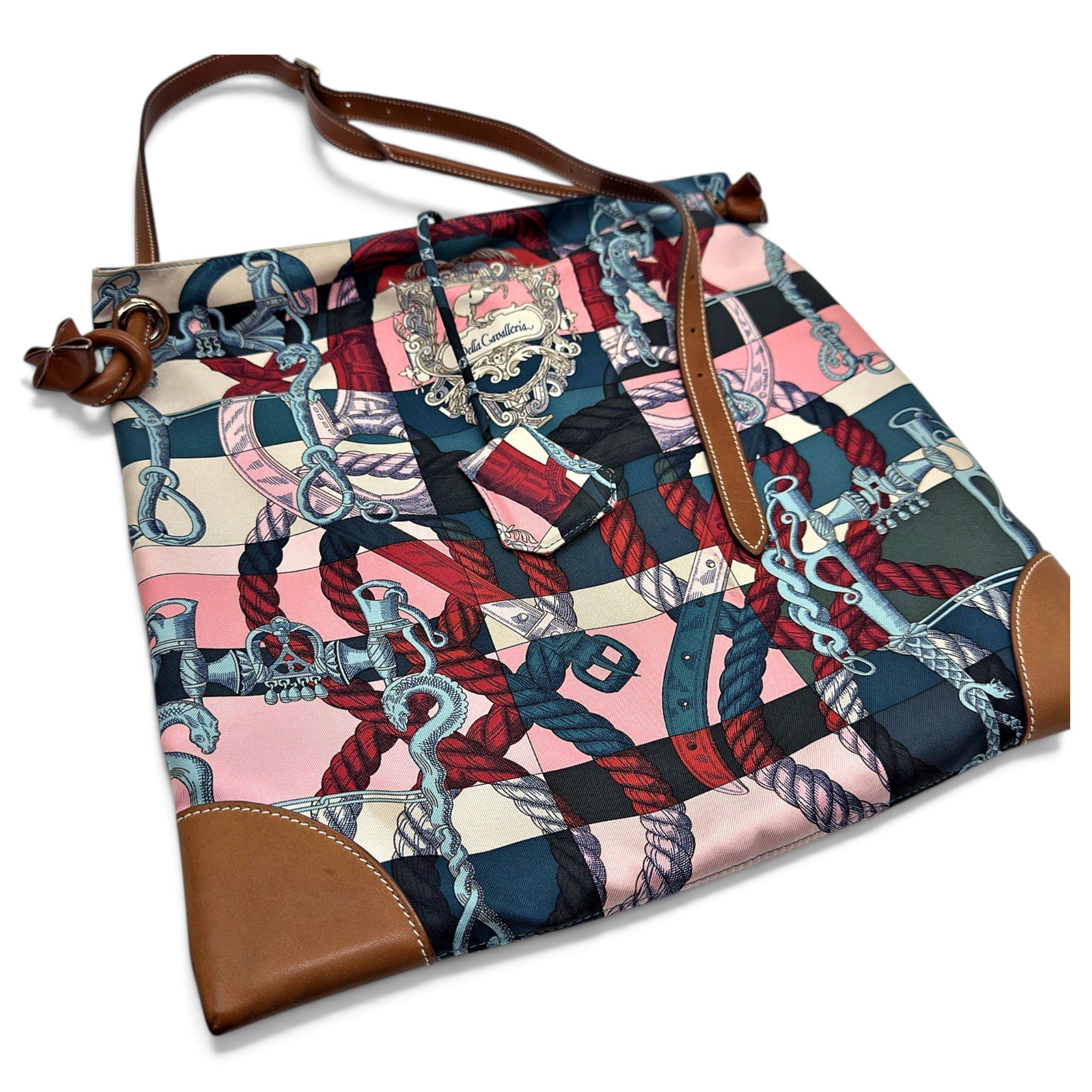 Silk City silk handbag