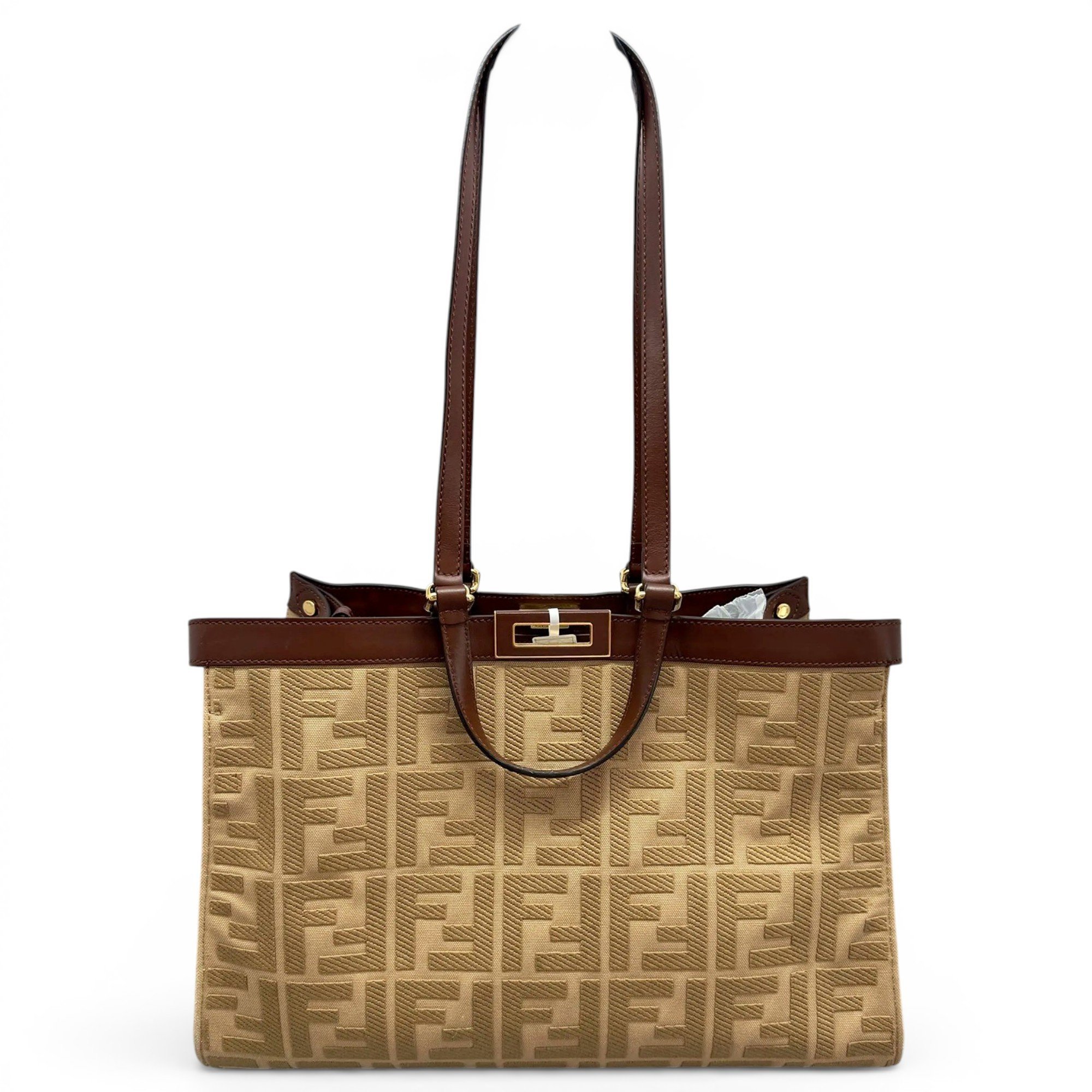Peekaboo cloth handbag