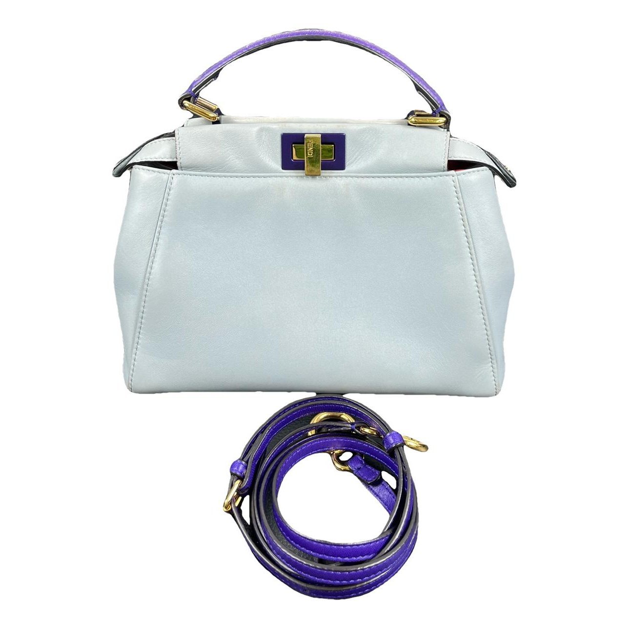 Peekaboo leather handbag