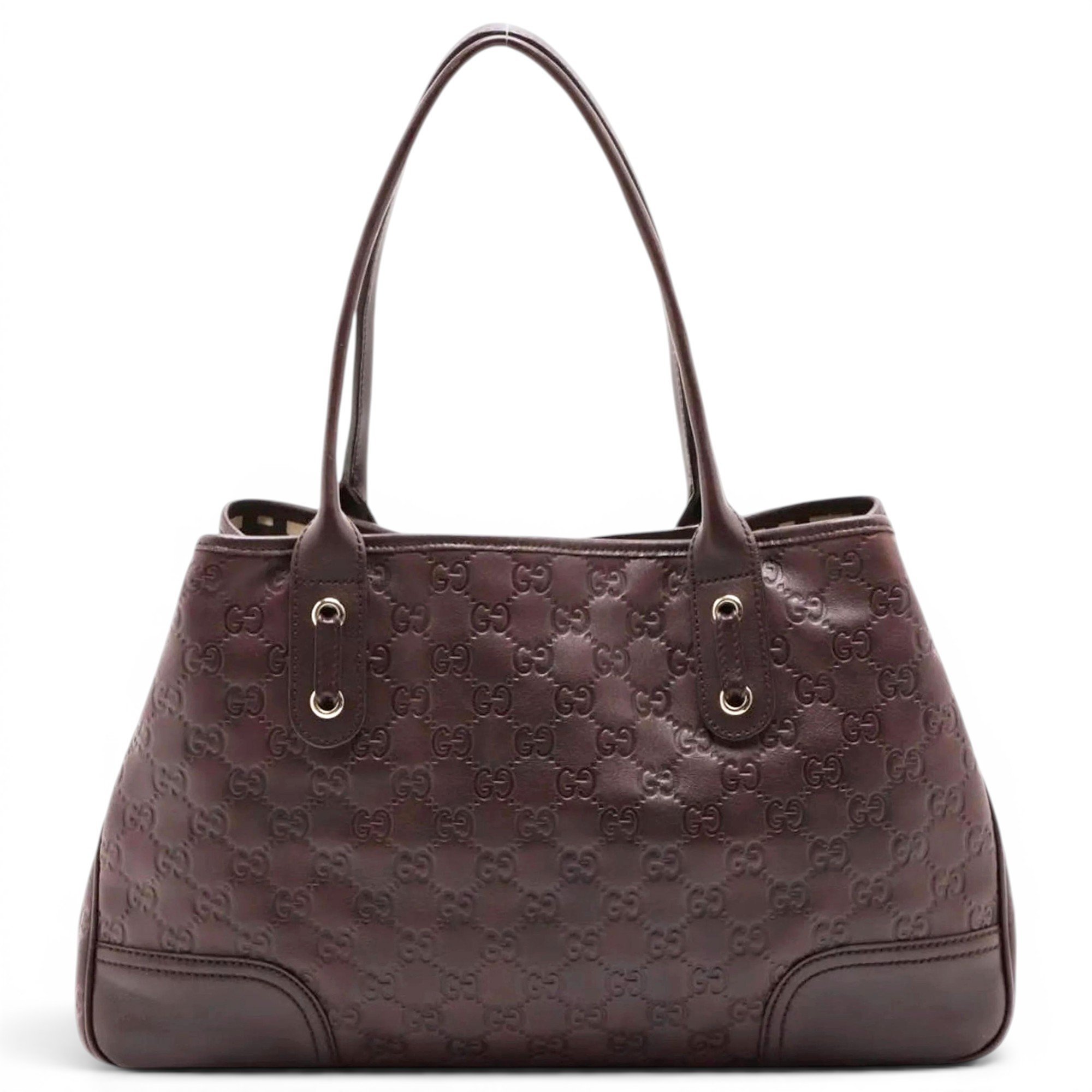 Gucci B leather handbag