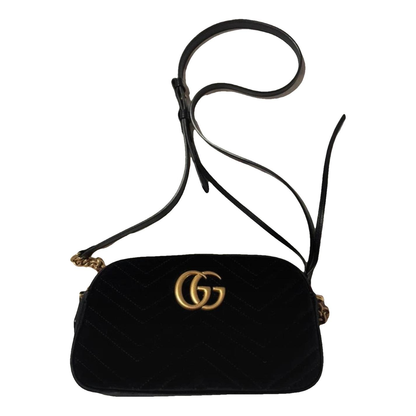 GG Marmont velvet crossbody bag