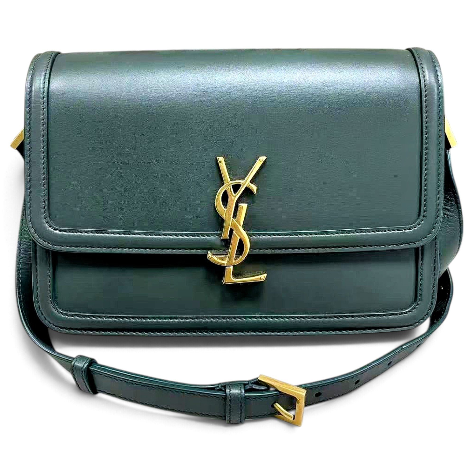 Solférino leather handbag