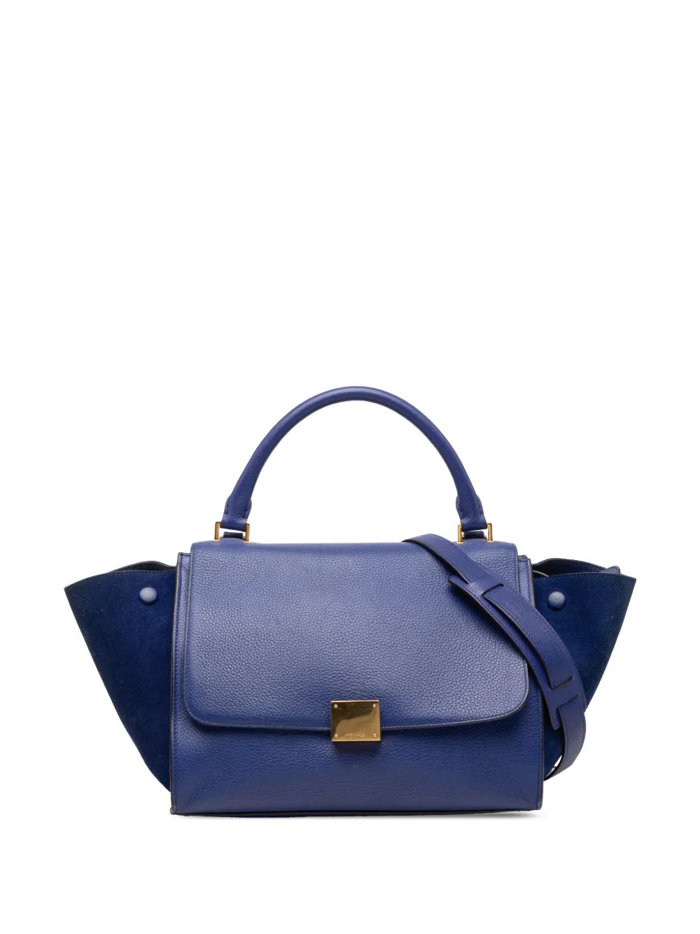 2014 Small Calfskin and Suede Trapeze satchel