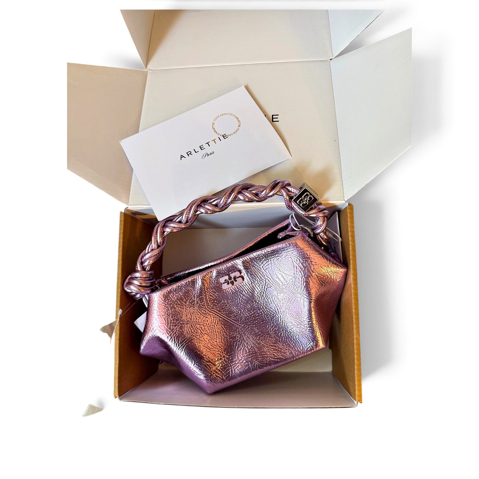 Ganni Bou leather handbag