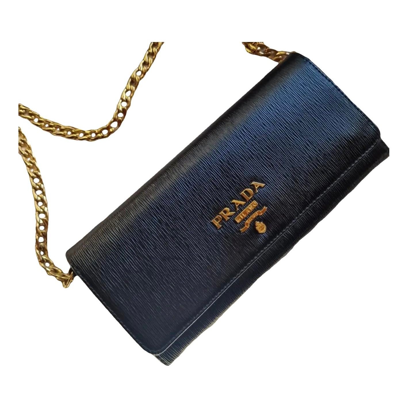Diagramme leather clutch bag