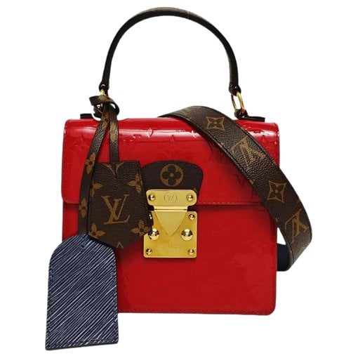 Spring street patent leather handbag