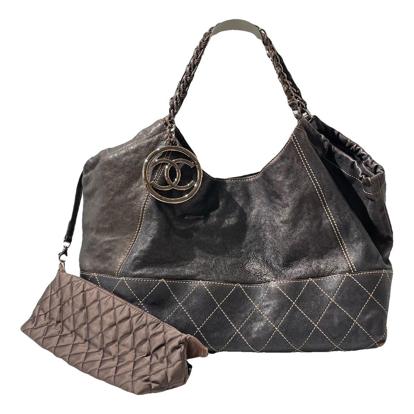Leather tote