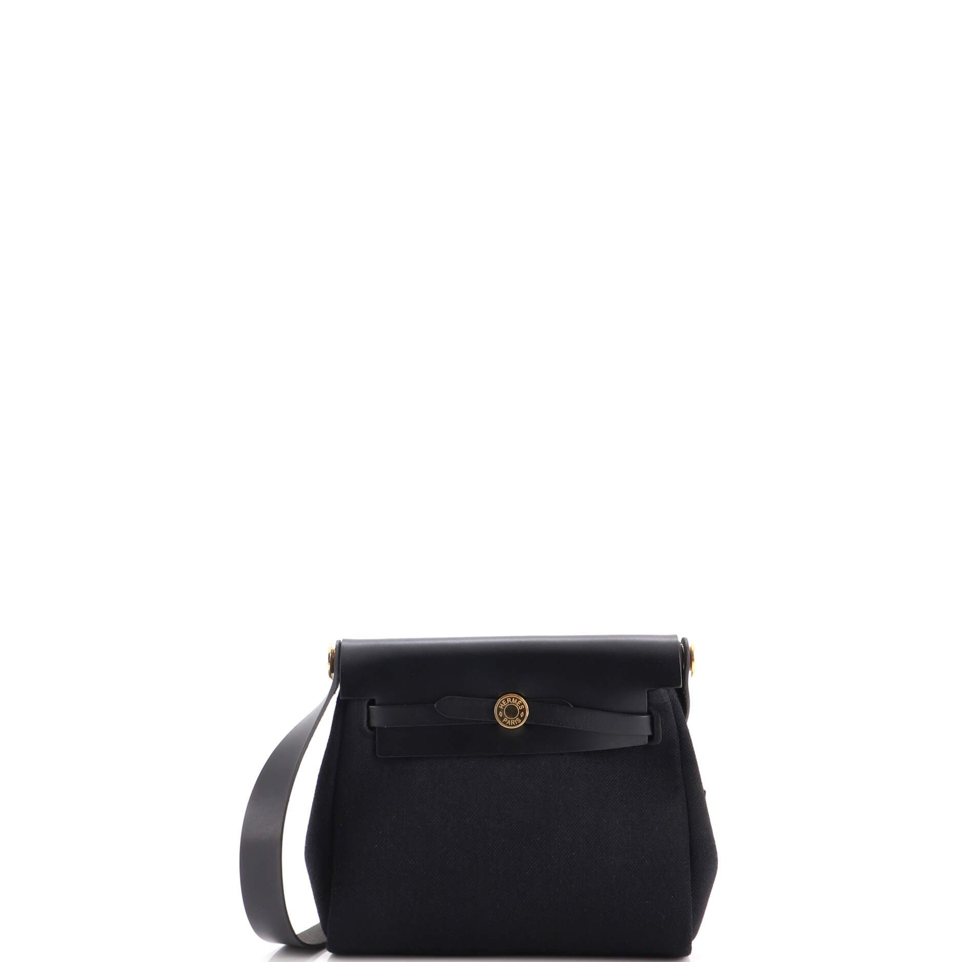 Herbag Zip Toile and Leather 20
