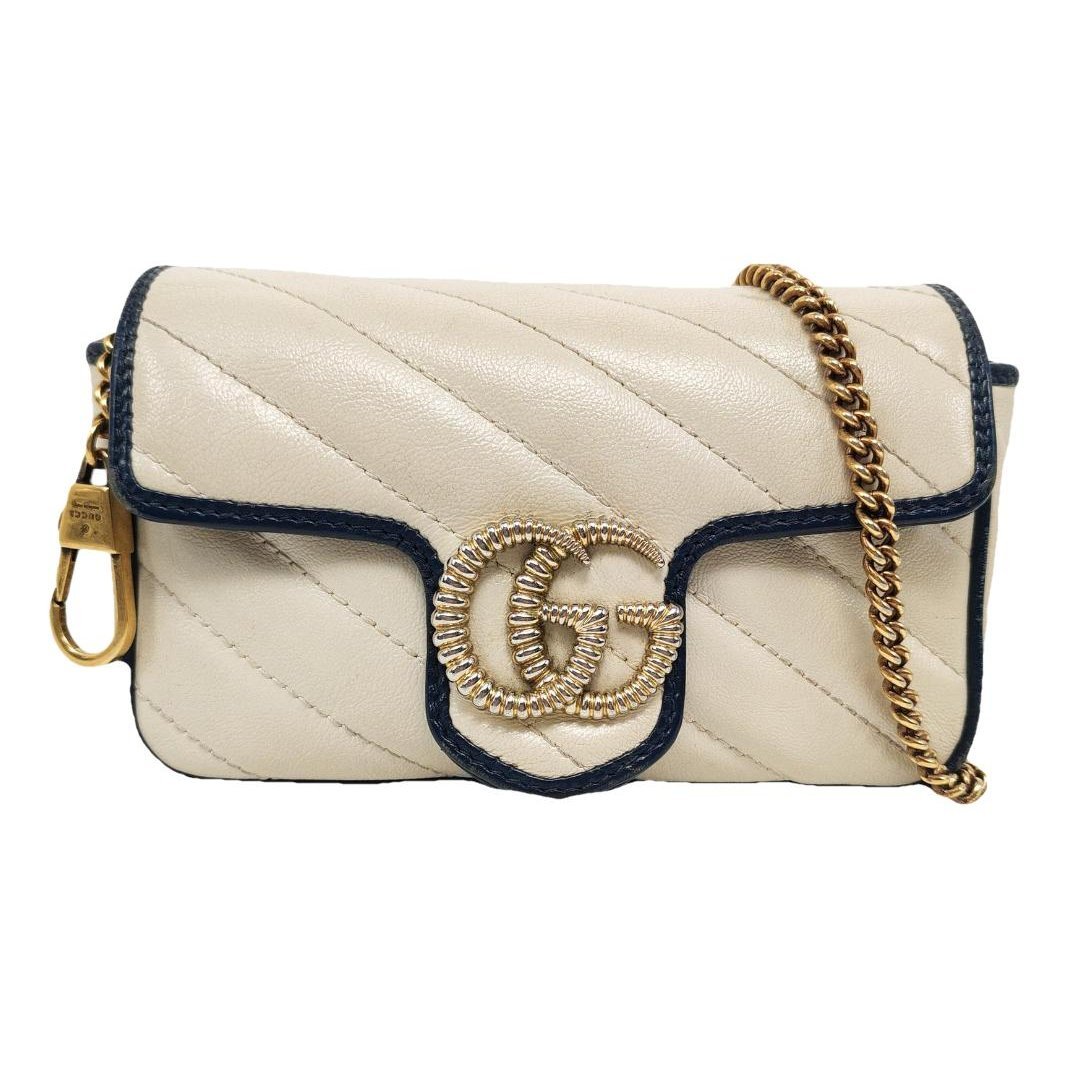 GG Marmont Flap leather crossbody bag
