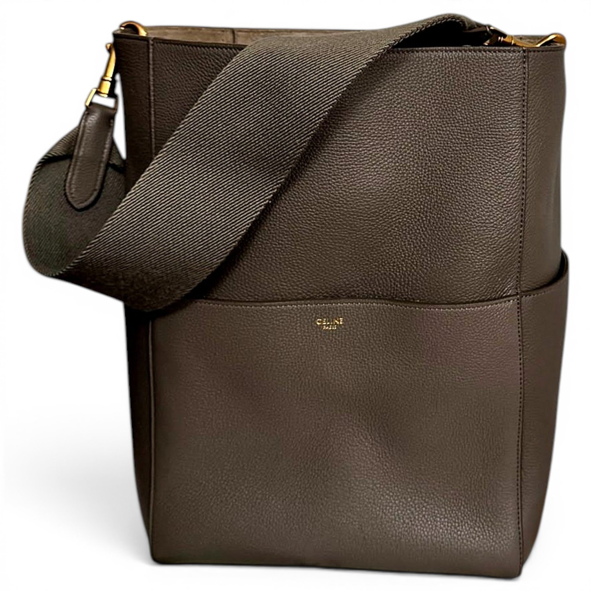 Seau Sangle leather tote