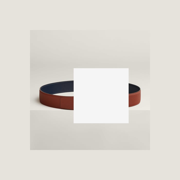 Luck Belt Buckle & Reversible Leather Strap 38 MM
