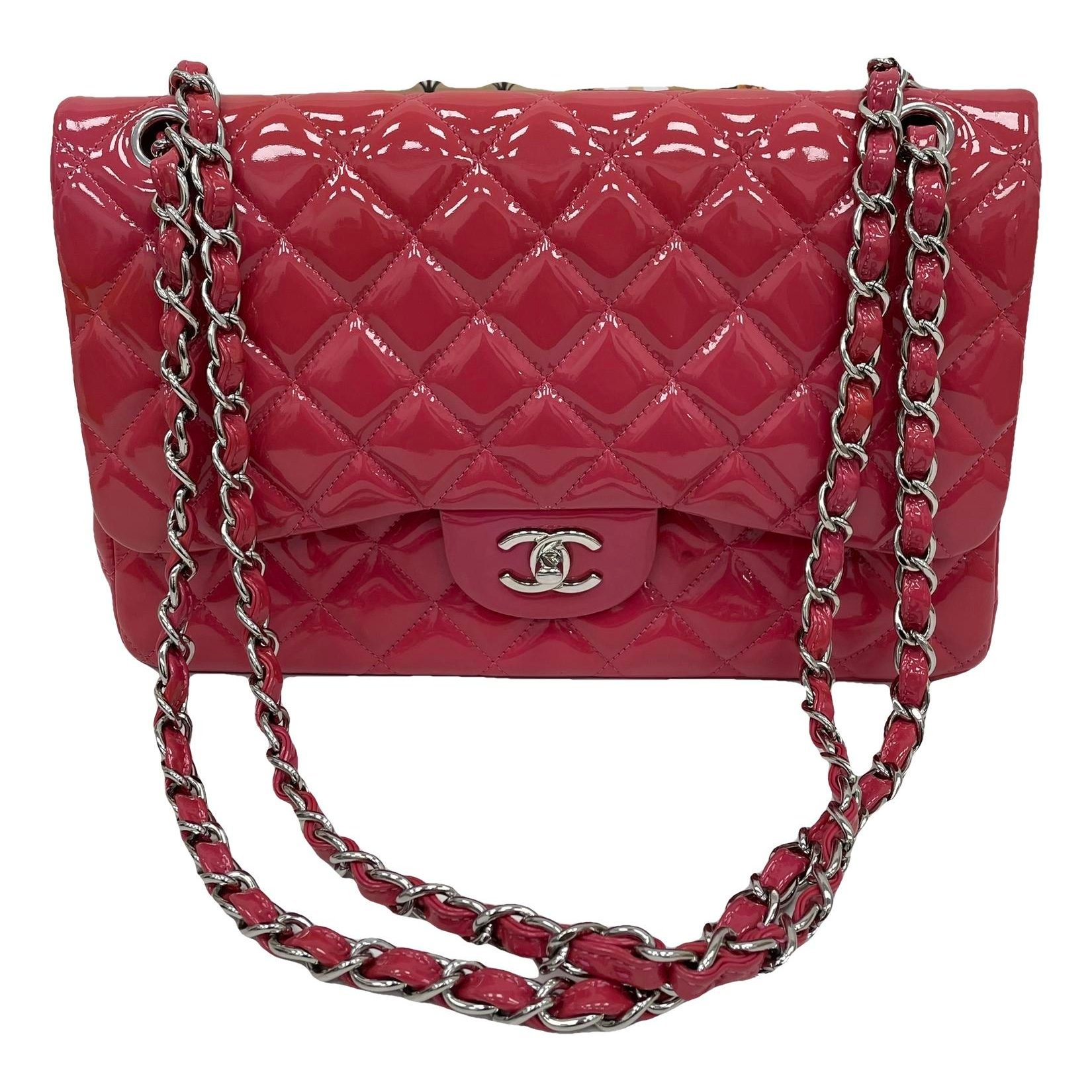 Timeless/Classique patent leather handbag